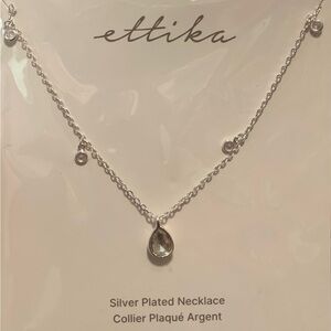 Ettika Silver Charm Necklace